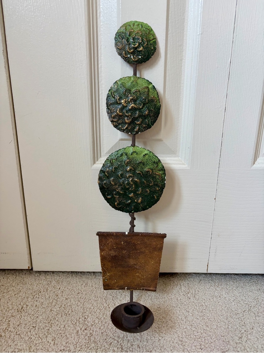 Hanging Topiary Candleholder/Hook